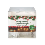 Christmas Lights - Battery Operated Pine Cone LED Lights 10's Christmas Lights - Battery Operated Pine Cone LED Lights 10's